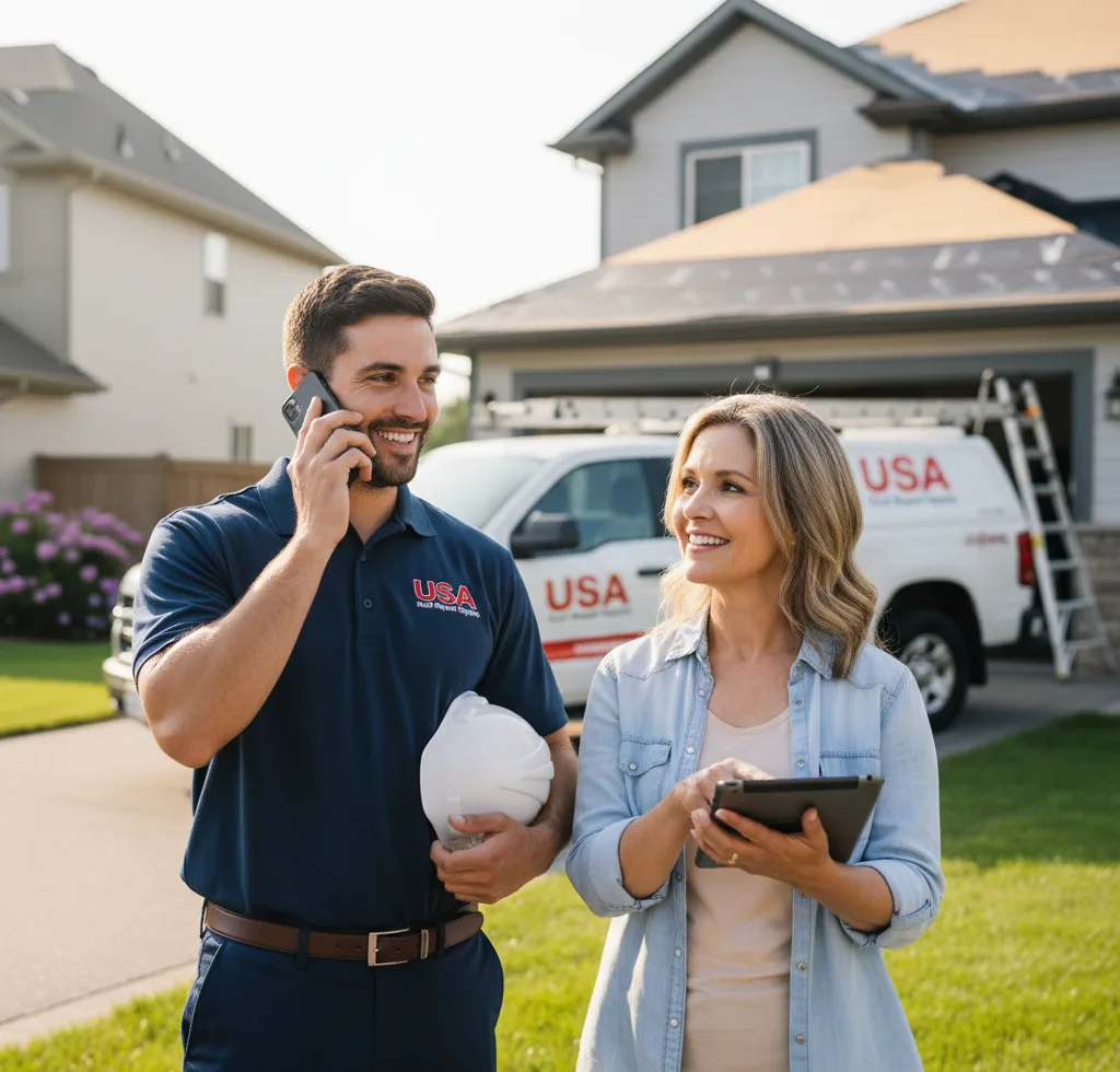 USA Roof Repair Experts customer support in Owensville